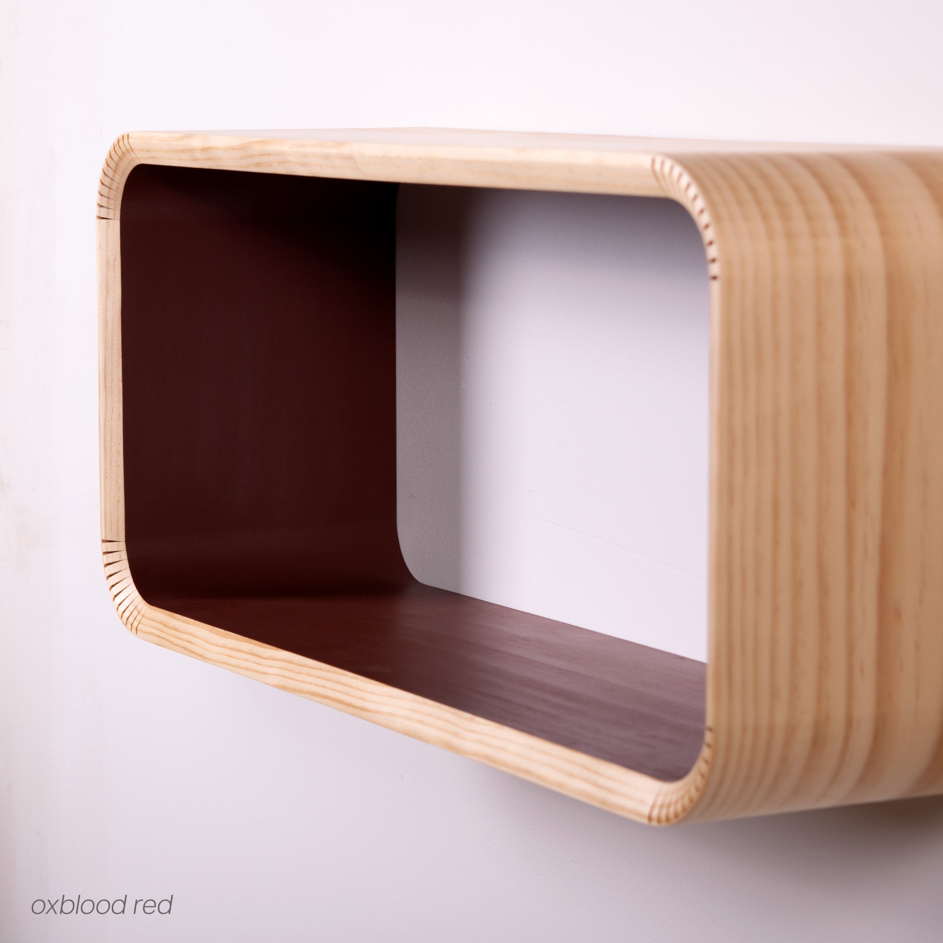 Rectangle Shelf Oxblood Red