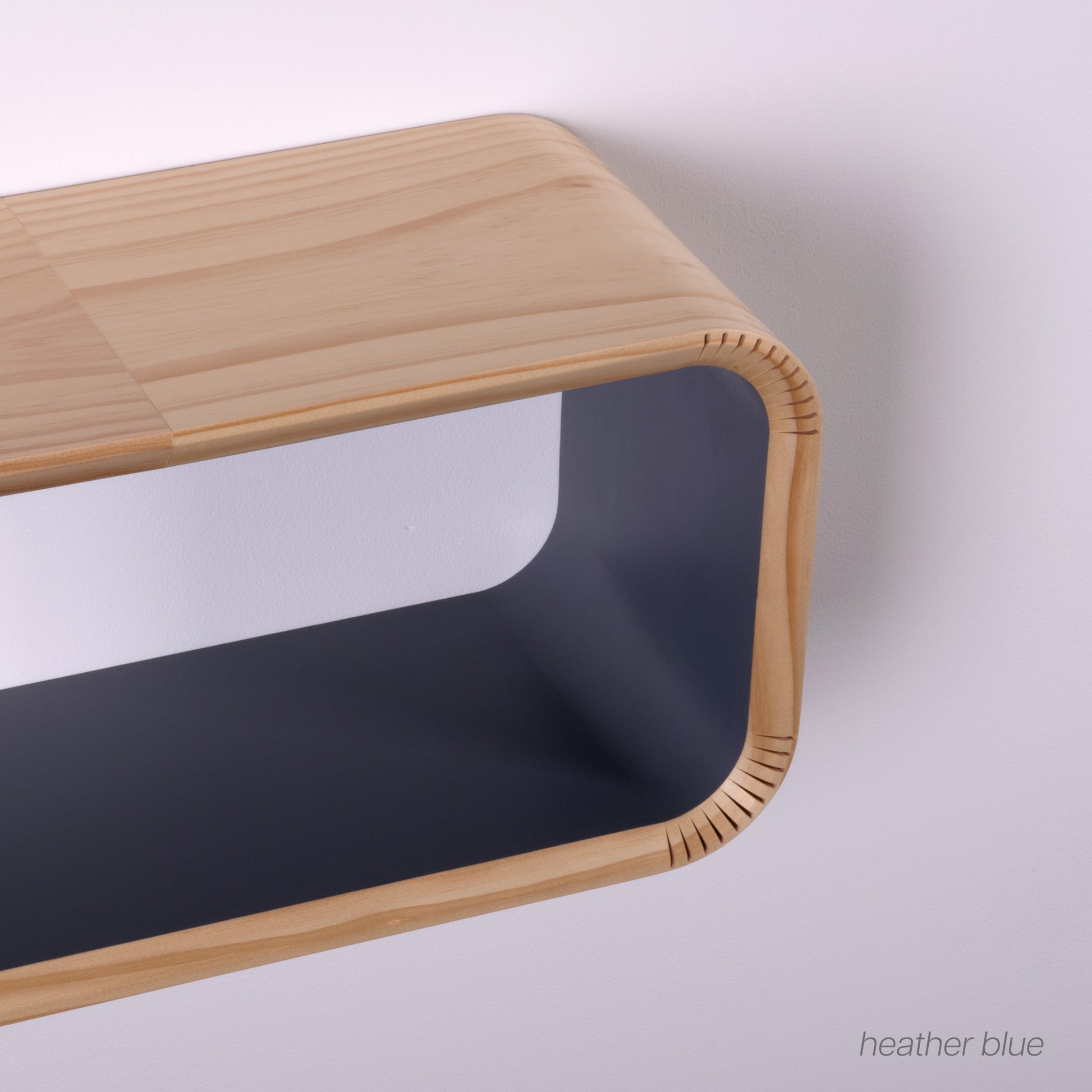 Rectangle Shelf Heather Blue