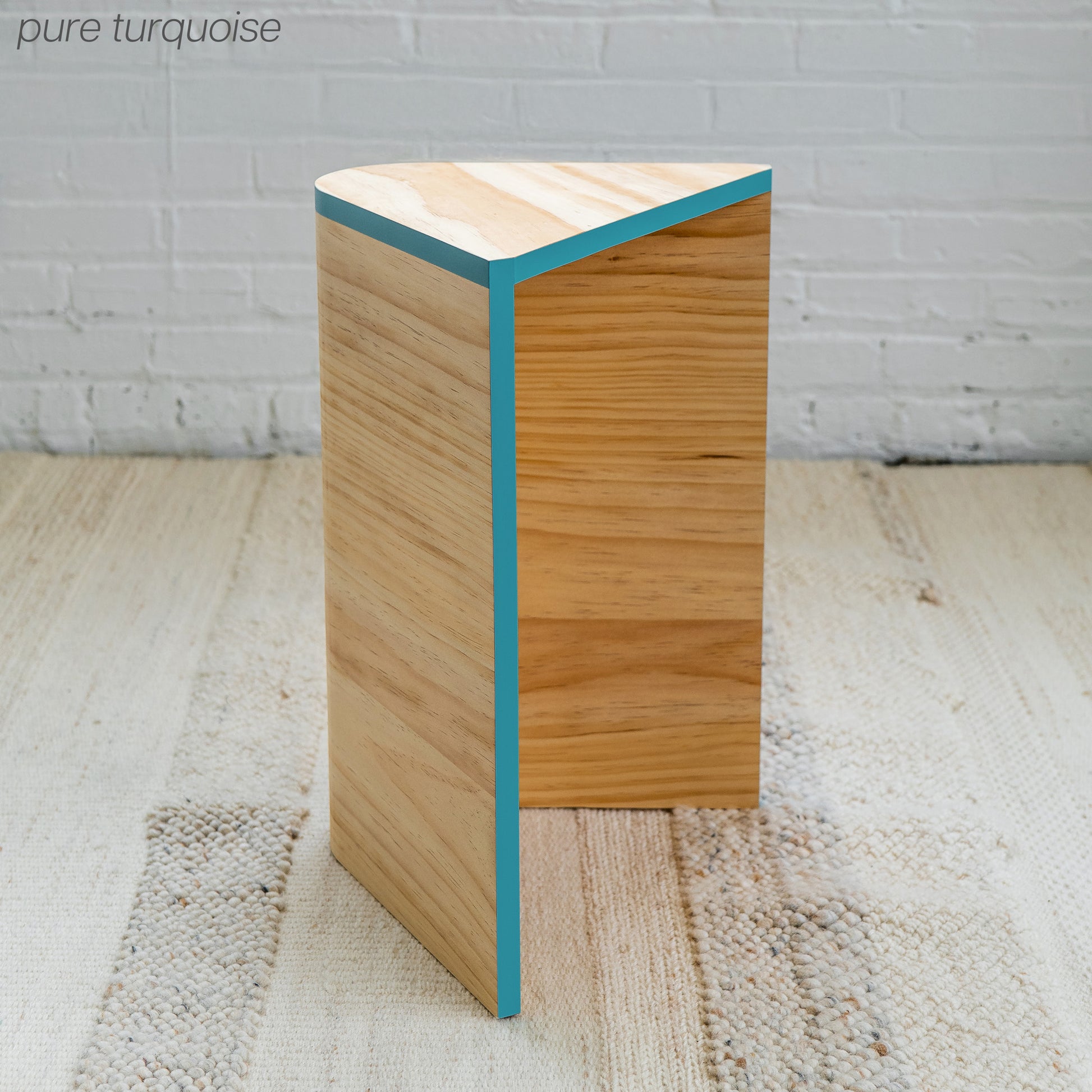 Stacking Table Stool Pure Trquoise